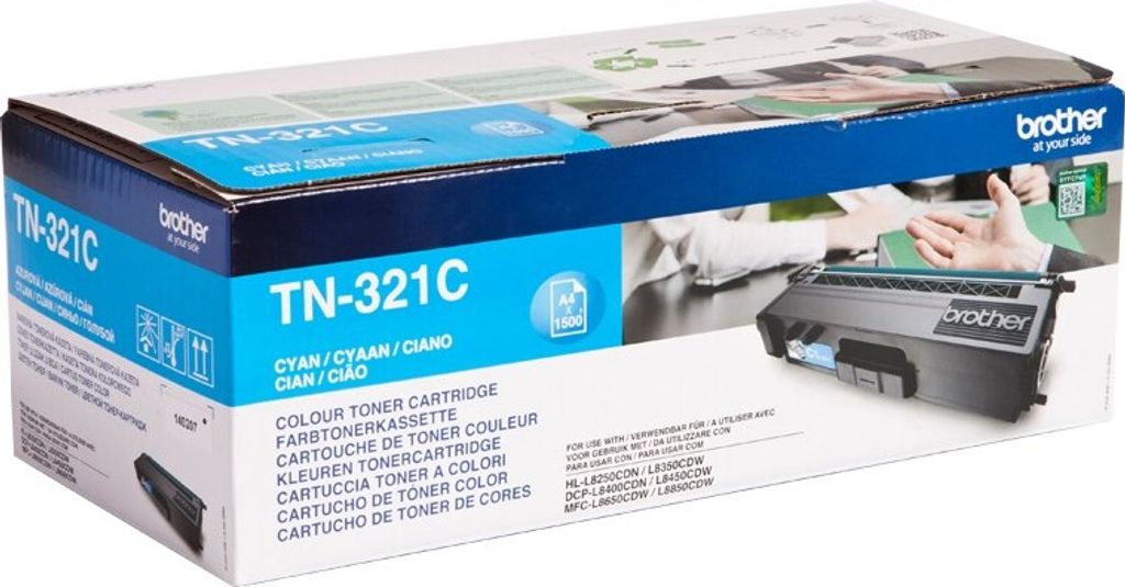 Brother TN-321C Tonerkartusche 1 Stück(e) Original Cyan Produktbild 