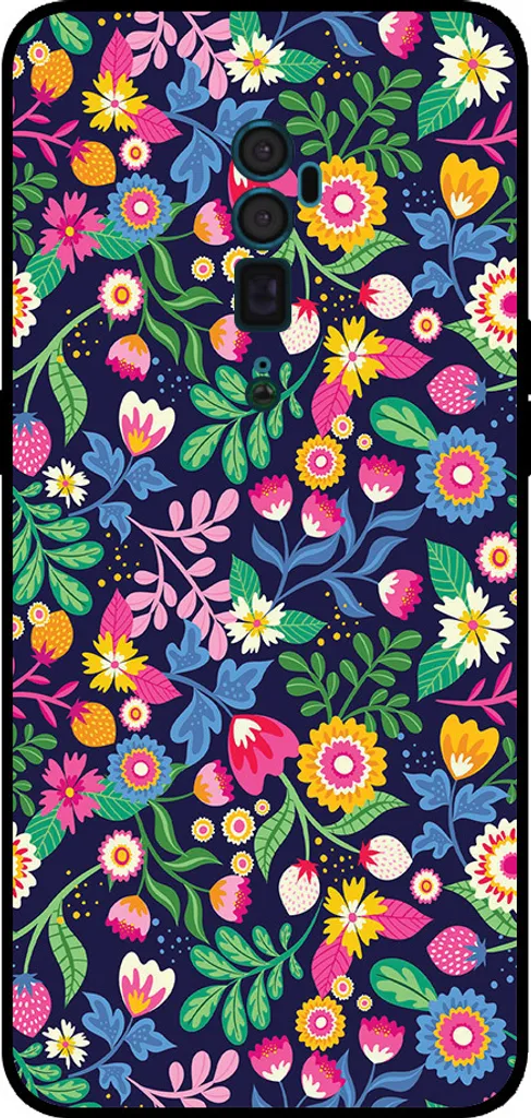 Cover Floreale Oppo Reno 10X Zoom Smartphonica - TPU Design Chic