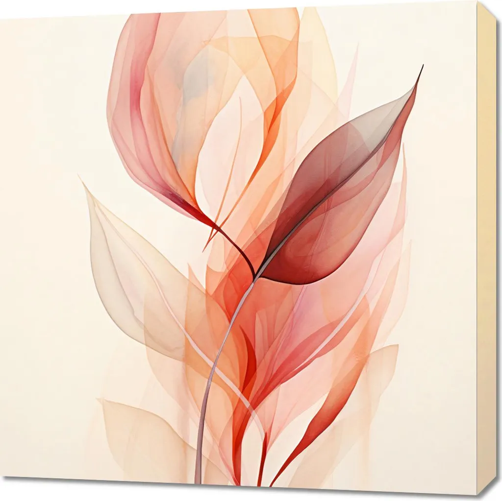 Decorazione Parete 70x70 Delicatezza Eterea - Il Quadro più Trendy del 2024