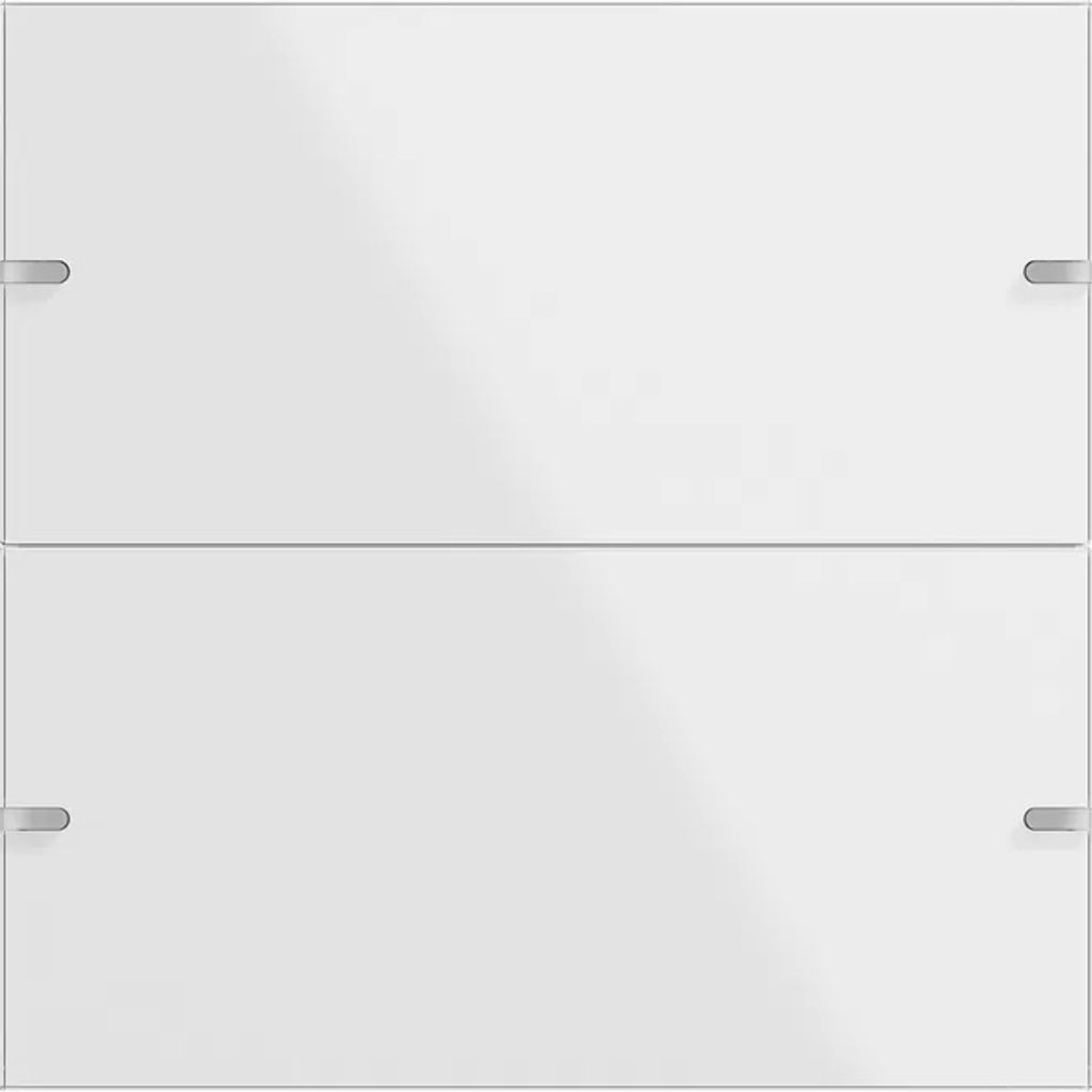GIRA 502212 Wippenset 2fach Tastsensor4 TS4 Glas Weiß