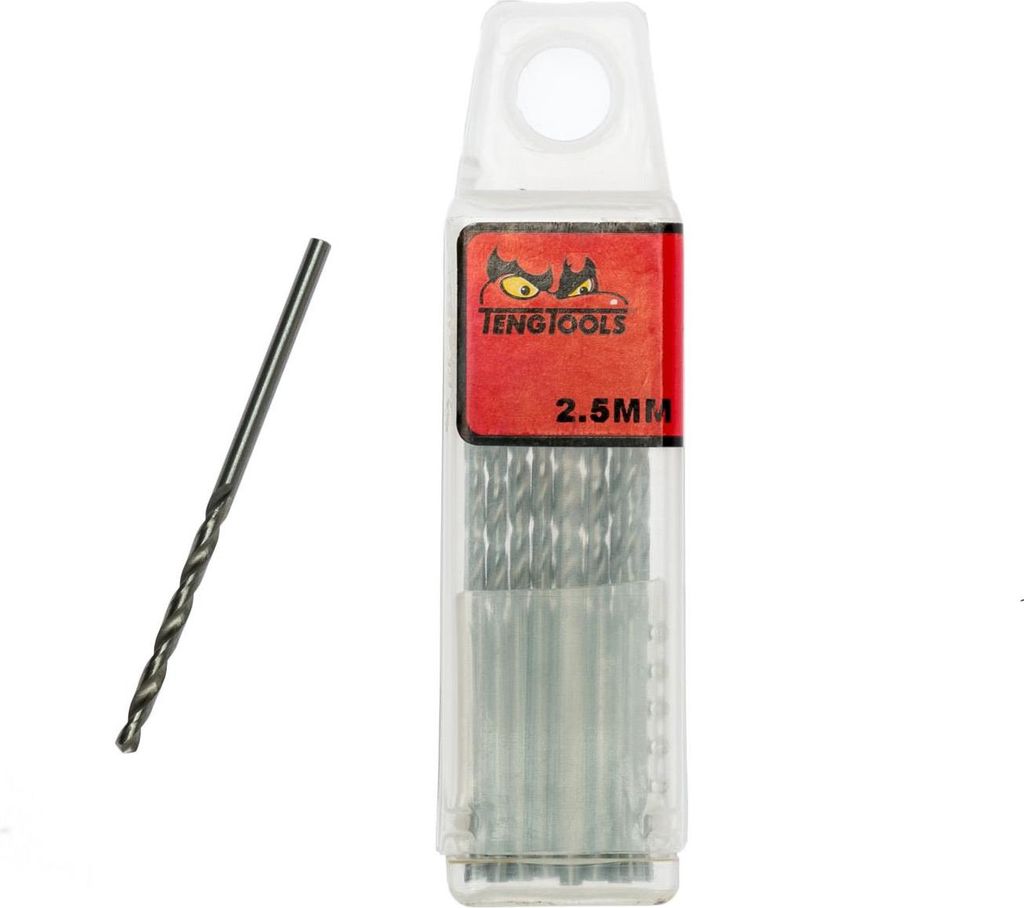 Kurzer Spiralbohrer 2,5 mm (10 Stk.) DBx025