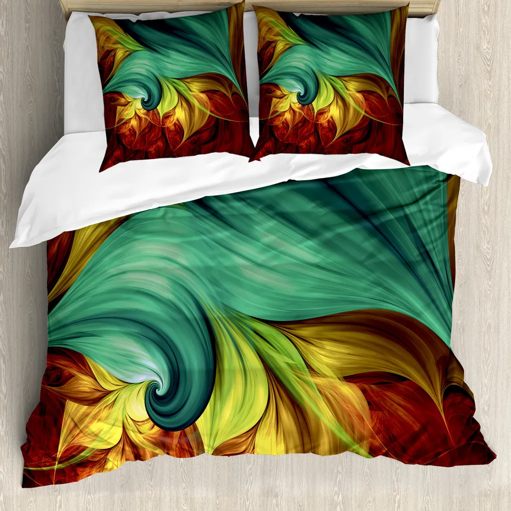 Evoluzione del Riposo: Set Copripiumino ABAKUHAUS Fractal Matrimoniale