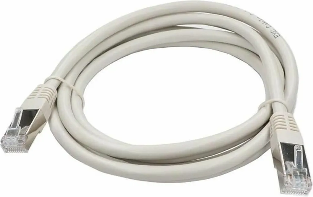 Cavo Rete Rigido 2m Cat 6a UTP Bianco | Per Reti Aziendali e PoE
