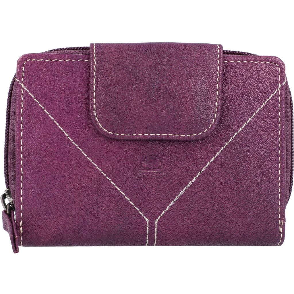 Greenburry Tumble Nappa Geldbörse Leder 14 cm