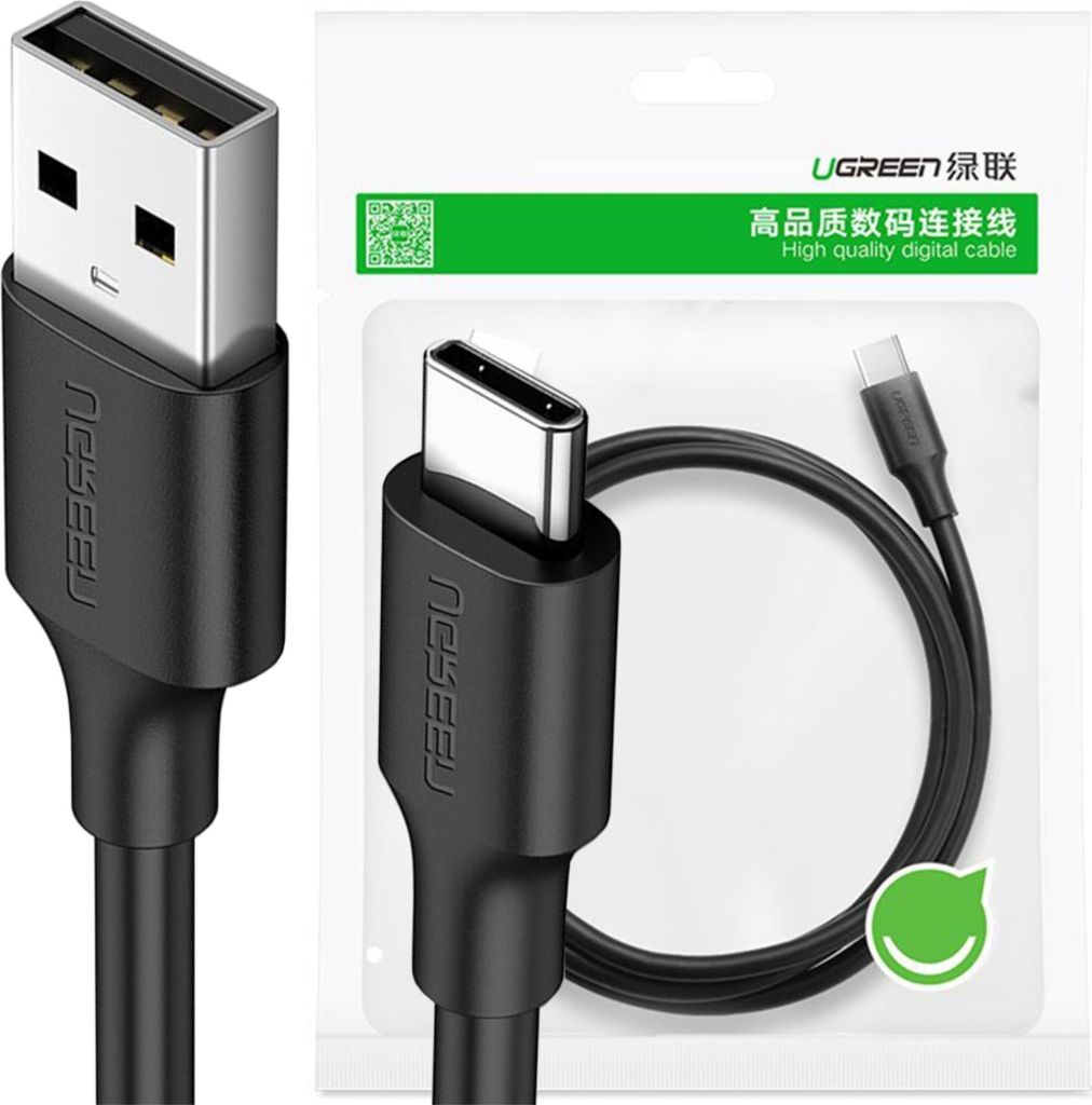 Cavo Usb Do Usb-C Ugreen Us287 1,5M (Czarny) Immagine del prodotto 