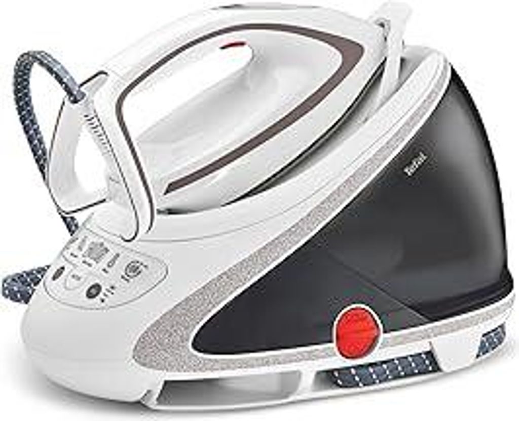 Tefal Dampfbügelstation Pro Express Ultimate, 7,7 Bar, 155 g/Min. Kontinuierlicher Dampf, 500 g/Min. Extra-Dampfstoß, 2600 Watt, Kalk-Kollektor, ...