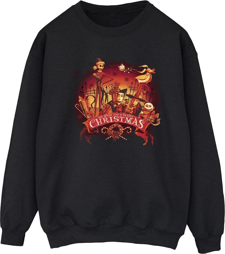 Disney - "The Nightmare Before Christmas" Sweatshirt für Damen BI31932 (5XL) (Schwarz)