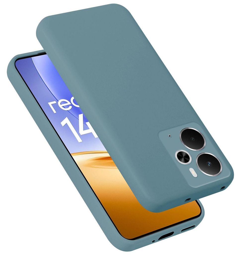 Cadorabo Hülle für Realme 14 Hülle Silikon Handyhülle Case aus flüssigem Silikon, Kratzfeste und stoßfeste Schutzhülle für Realme 14