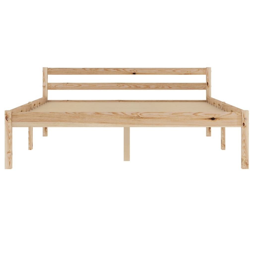 Cloris DesignMöbel Klassische Betten - Braun Massivholzbett - Doppelbett Kiefer 140x200cm Schlichtes8511322