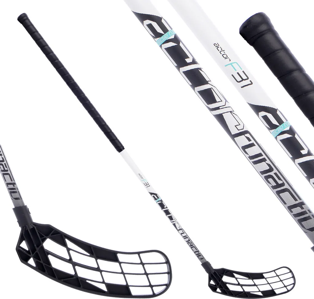 Crosse de floorball ACTOR F31 Junior Gauche 75 cm pour jeunes joueurs