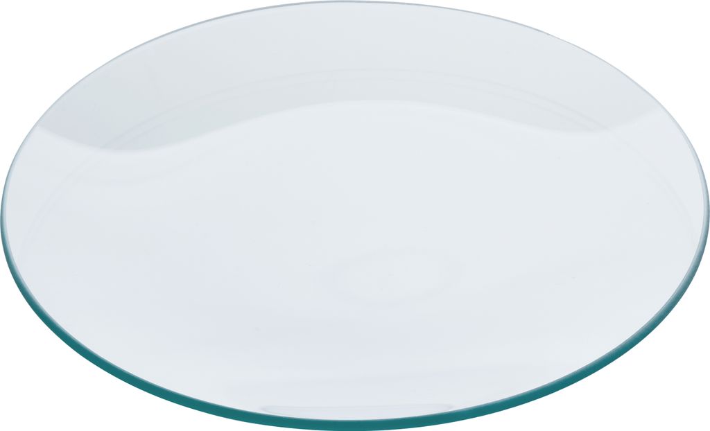 VBS Glasteller rund 25 cm Dekoteller Glasplatte Essteller Produktbild 