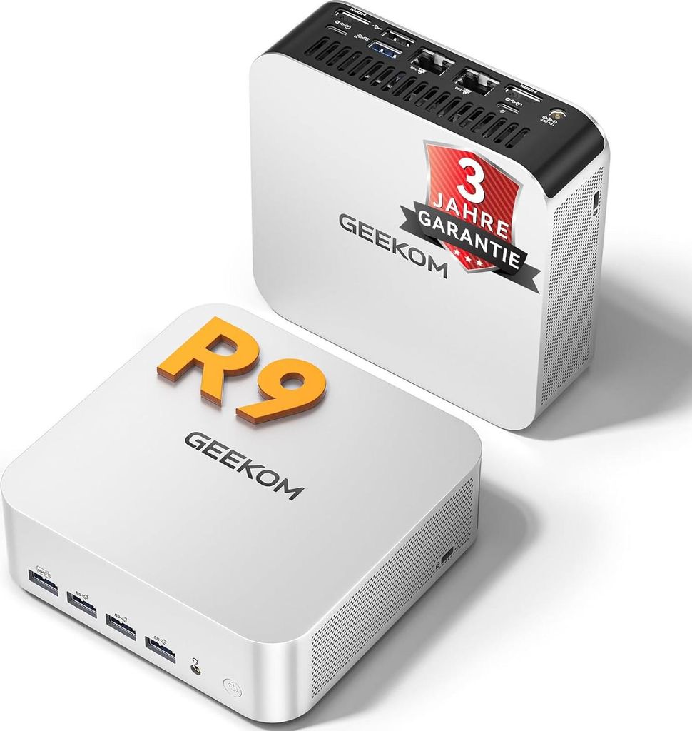GEEKOM AI Mini PC A7 Max AMD Ryzen 9 7940HS DDR5 RAM bis 128GB 1TB SSD Windows 11 Pro KI-f?higer Mini-Computer