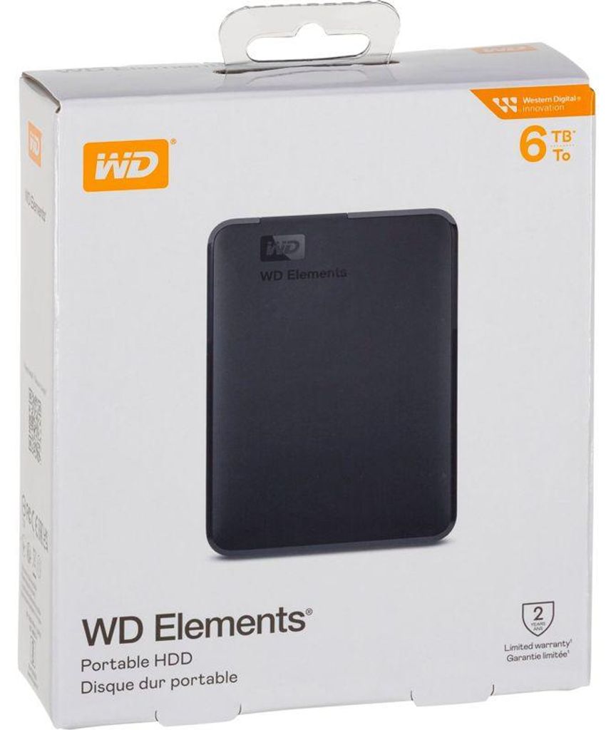 Western Digital WD Elements Portable USB 3.0 6TB