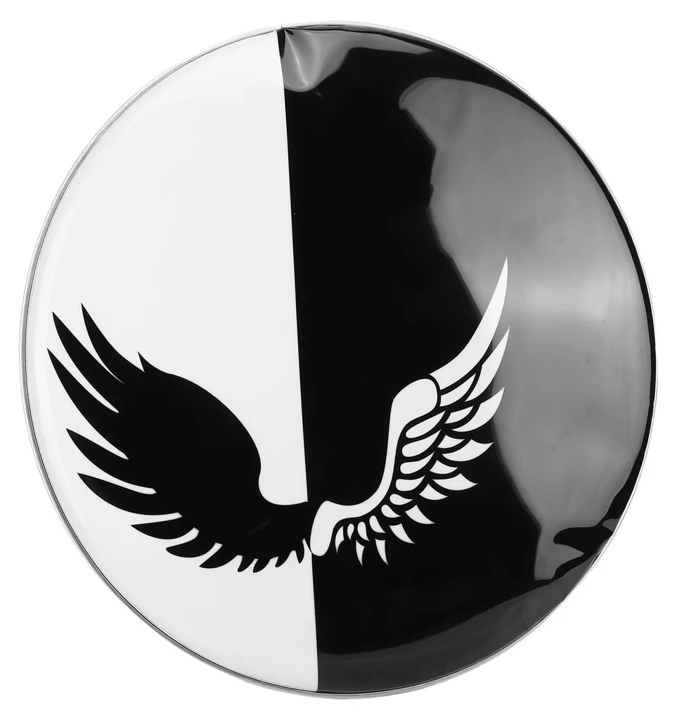 Peau de batterie 22 pouces en polyester pour grosse caisse de jazz - 2