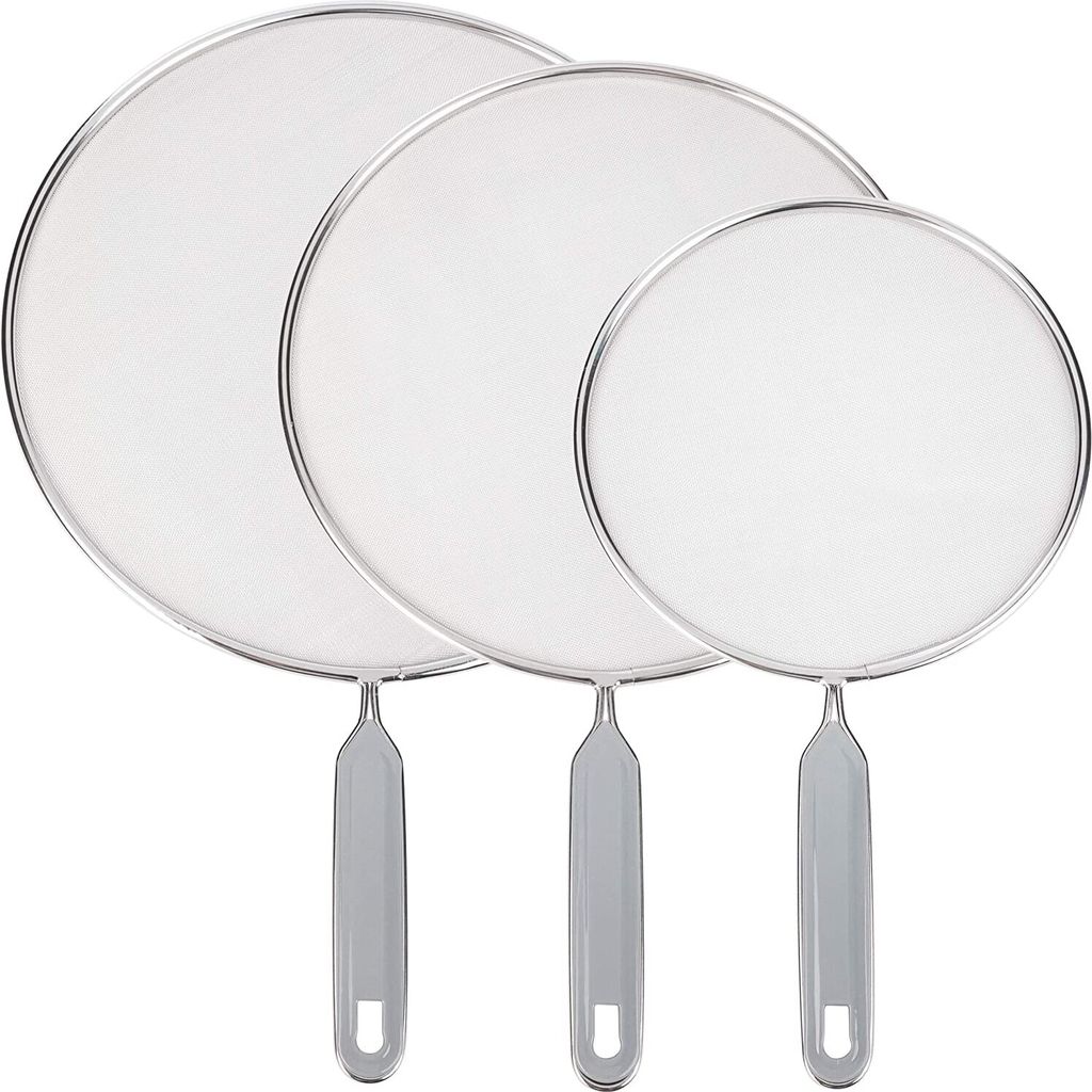 ONVAYA® Pfannenspritzschutz | 3-TLG. Set | ∅ 20-29 cm | Produktbild