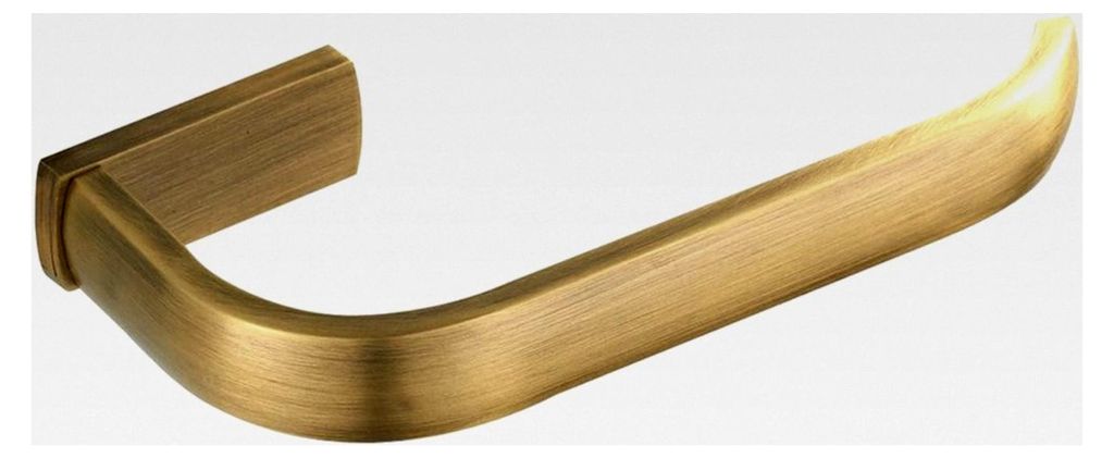 Wandmontierter Toilettenpapierhalter aus Messing, Retro-Design, für Badezimmer, gebürstete Bronze