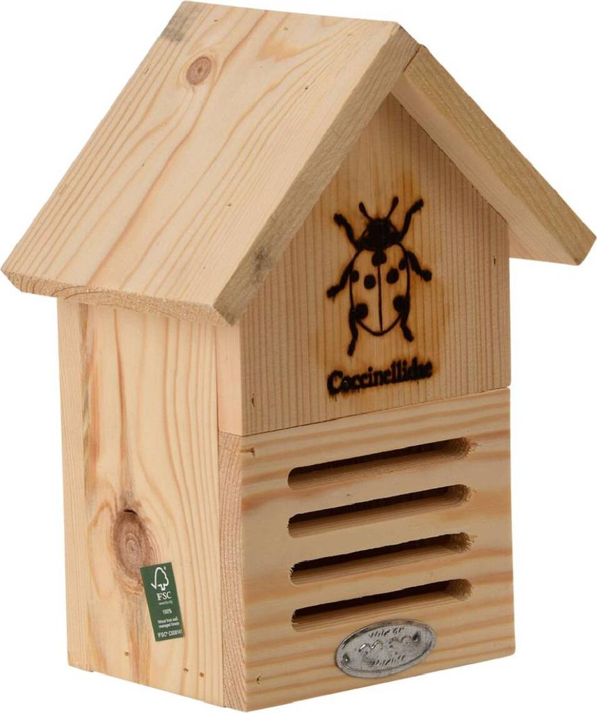 Esschert Design Maison de coccinelle avec silhouette ; WA37 Image du produit 