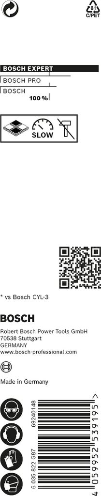 Bosch 2608900626 Bosch  CYL-9 MC Bohrer 10x80x120 EXPERT Immagine del prodotto 