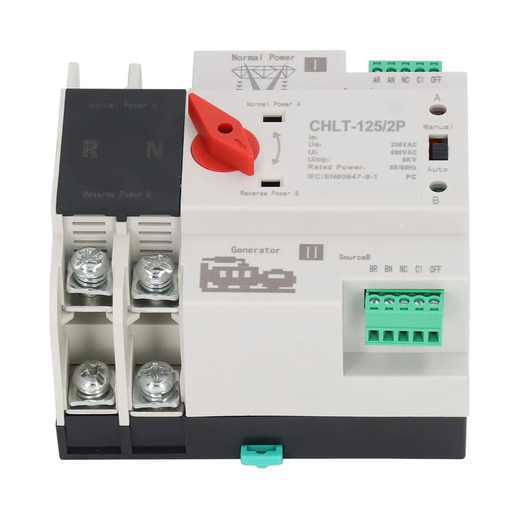 Interrupteur Double Puissance Rail DIN avec Commutation Rapide 50ms - 4