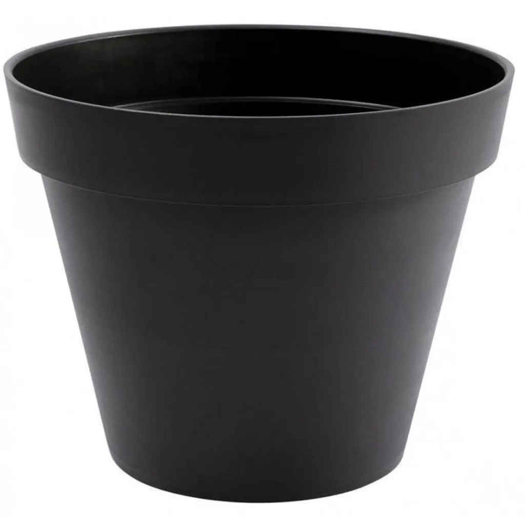 Pot de Fleurs Léger et Incassable 48cm Anthracite pour Balcon et Terrasse