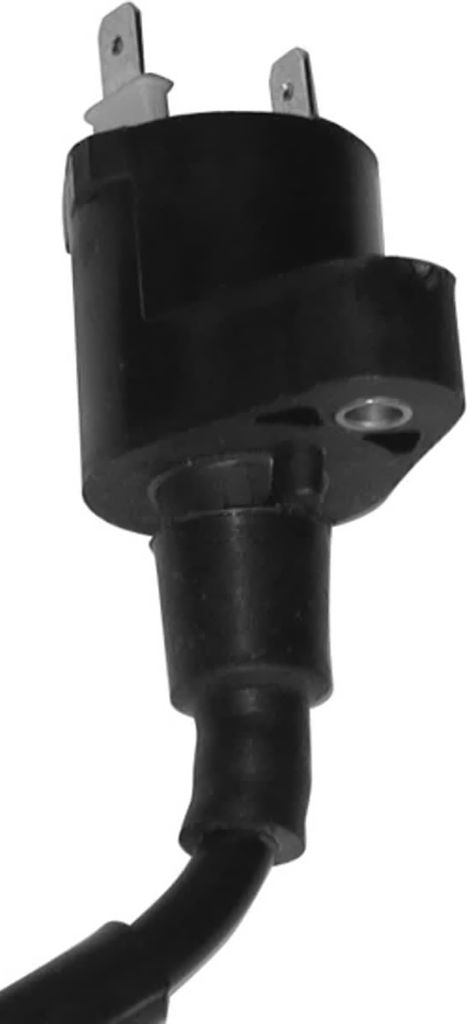 Schwarze Zündspule SGR 2 Faston Widerstand 0,30 OHM