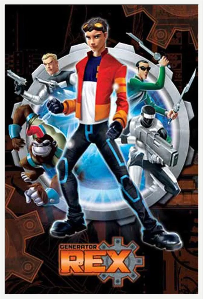 Poster Encadré Generator Rex et Cadre Shinsuke Blanc en Plexiglas 61x91