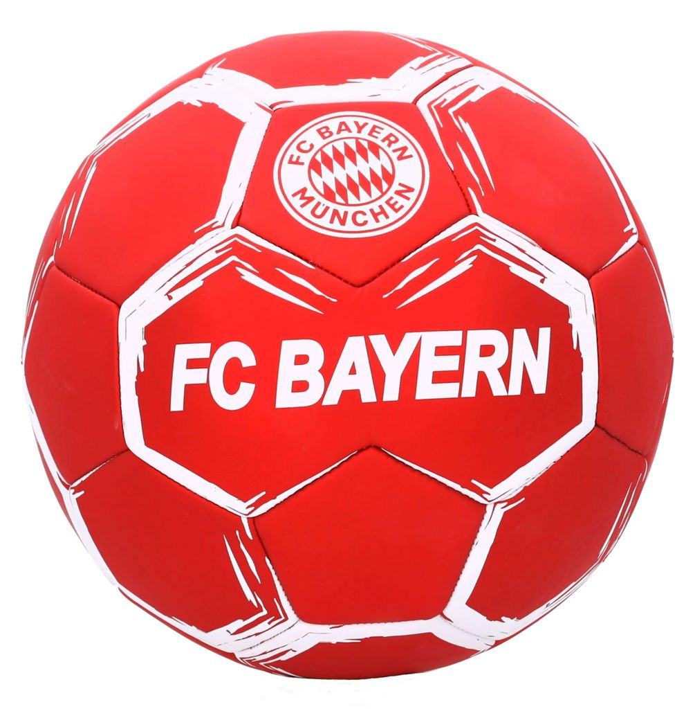 Ballon de football FC Bayern Munich taille 5 rouge blanc en Image du produit 