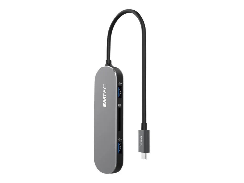 Concentrateur USB-C Polyvalent EMTEC T650C pour PC Portable et MacBook Air