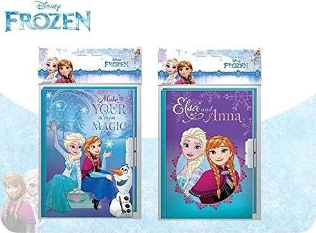 Disney Frozen / Eiskönigin - Diary 2 Tagebücher mit Schloss