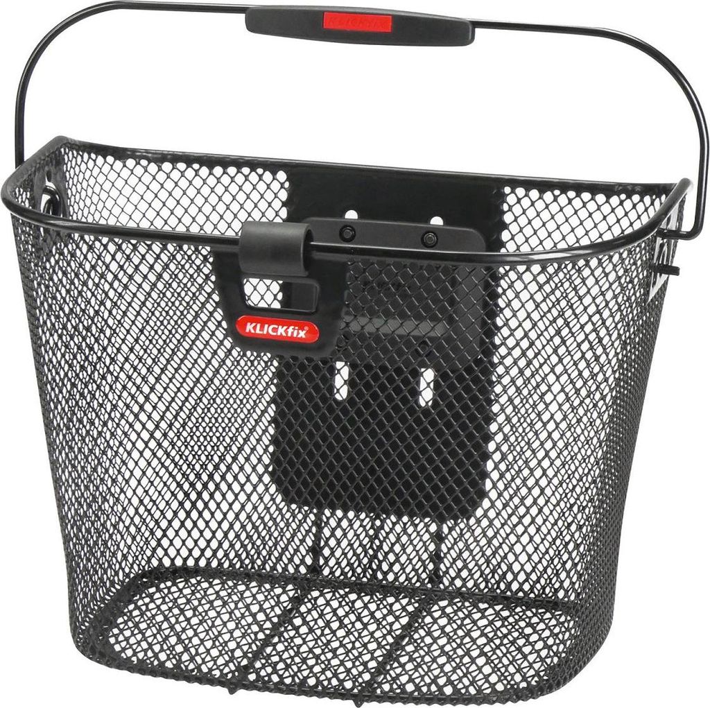 Klickfix Vorderradkorb Uni 35x26x25cm, sw, engm., mit Produktbild 
