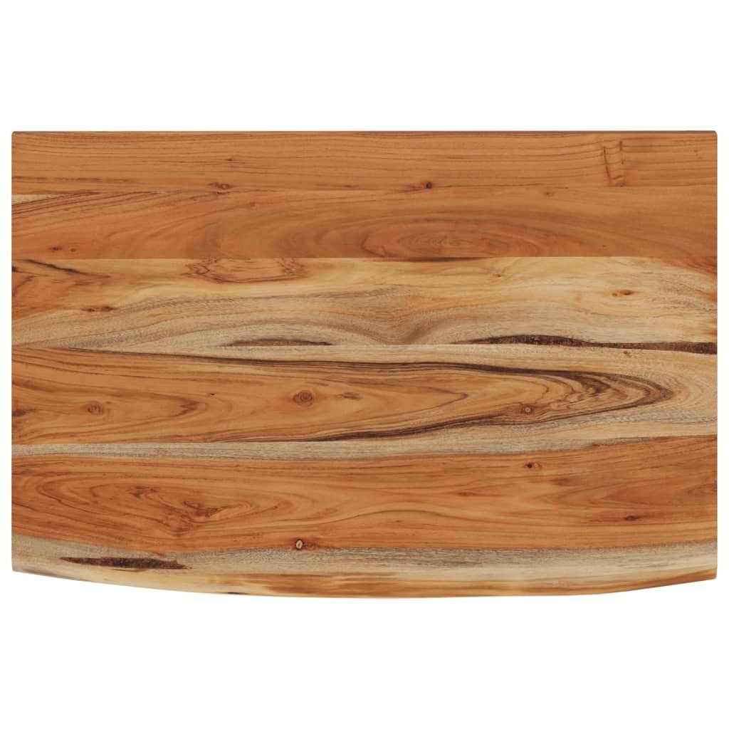 Mensola a muro 50x30x2,5 cm rettangolare in legno massiccio Immagine del prodotto 