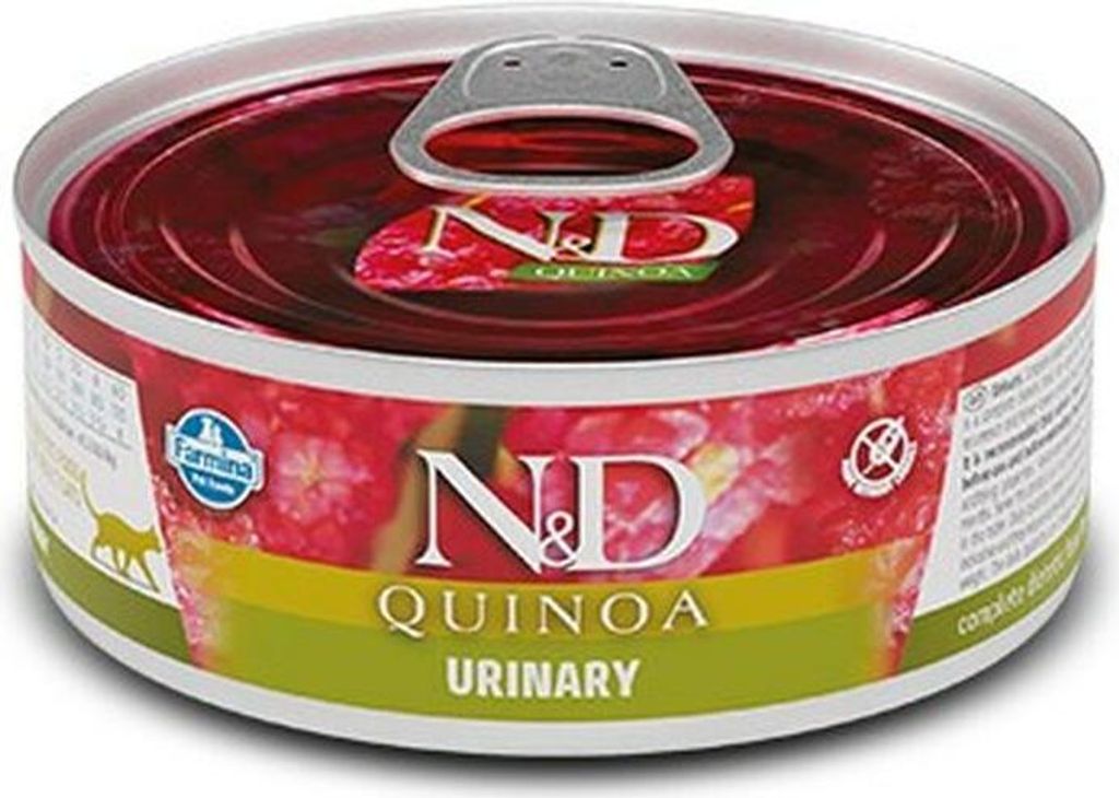 FARMINA N&D CAT Quinoa Urinary Adult - Nassfutter für Katzen – 80g