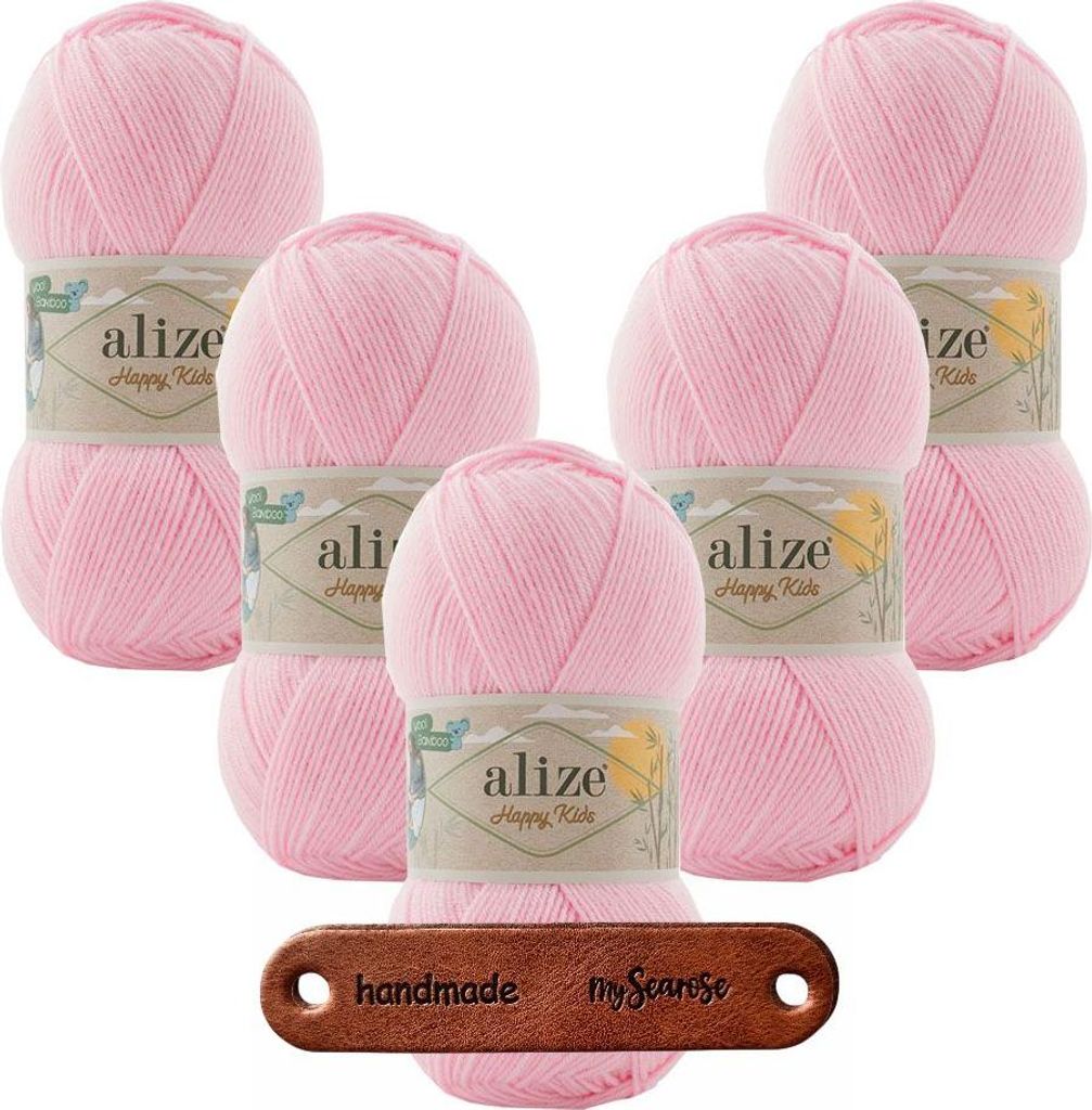 5 x ALIZE HAPPY KIDS 185 MIT LABEL