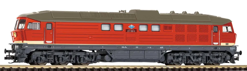 Locomotive Diesel BR 231 DR PIKO 47329 Train Miniature TT Haute Précision