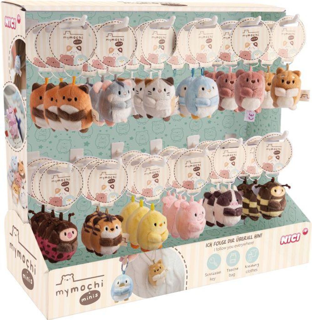 Nici Kuscheltier mymochi minis, sortiert 61240