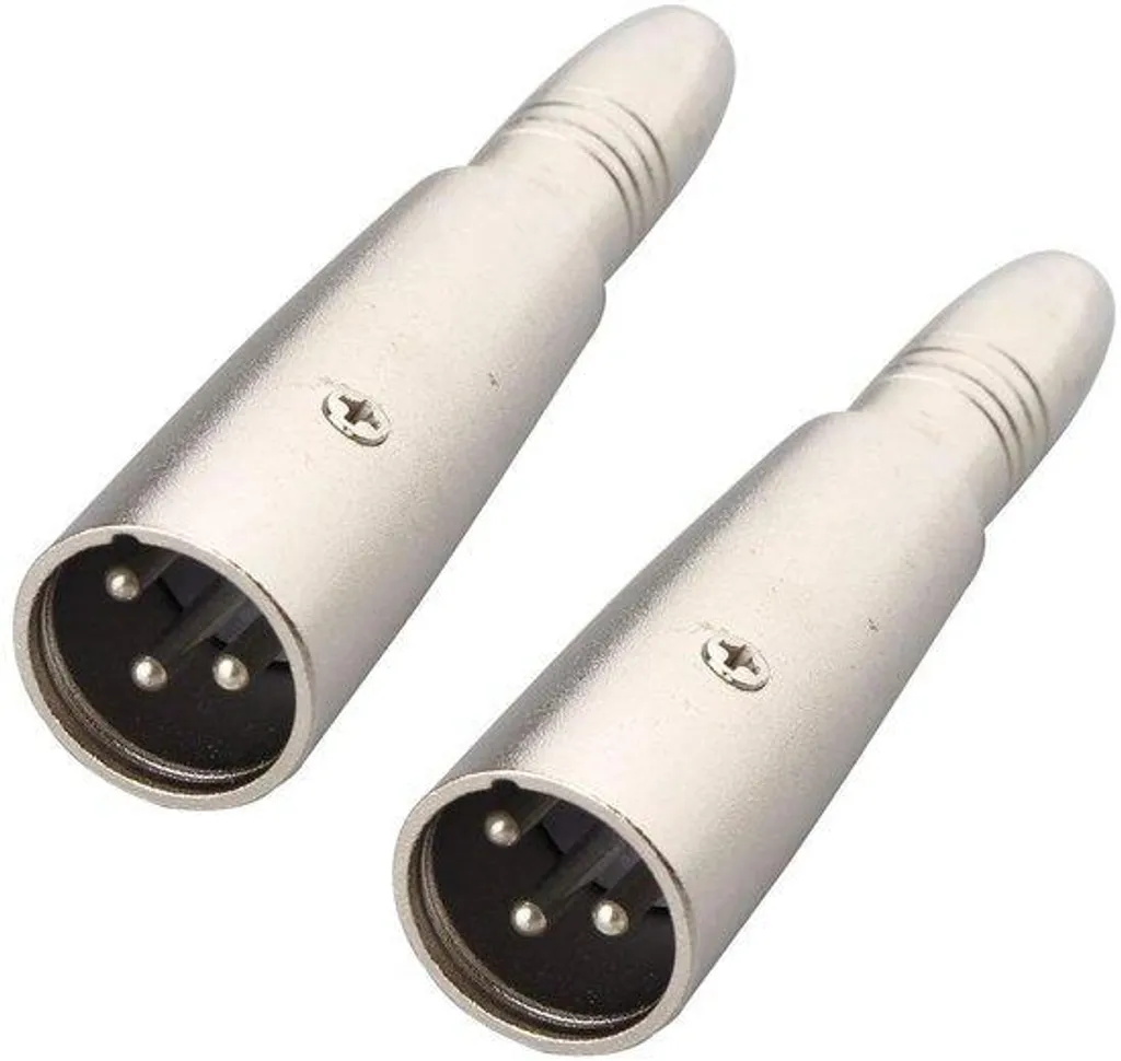 Lot de 2 Raccords Jack 6,35 mm Stéréo pour Câble Audio et Guitare