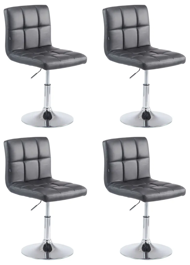 Tabouret de bar ergonomique anti-mal de dos avec assise large et souple