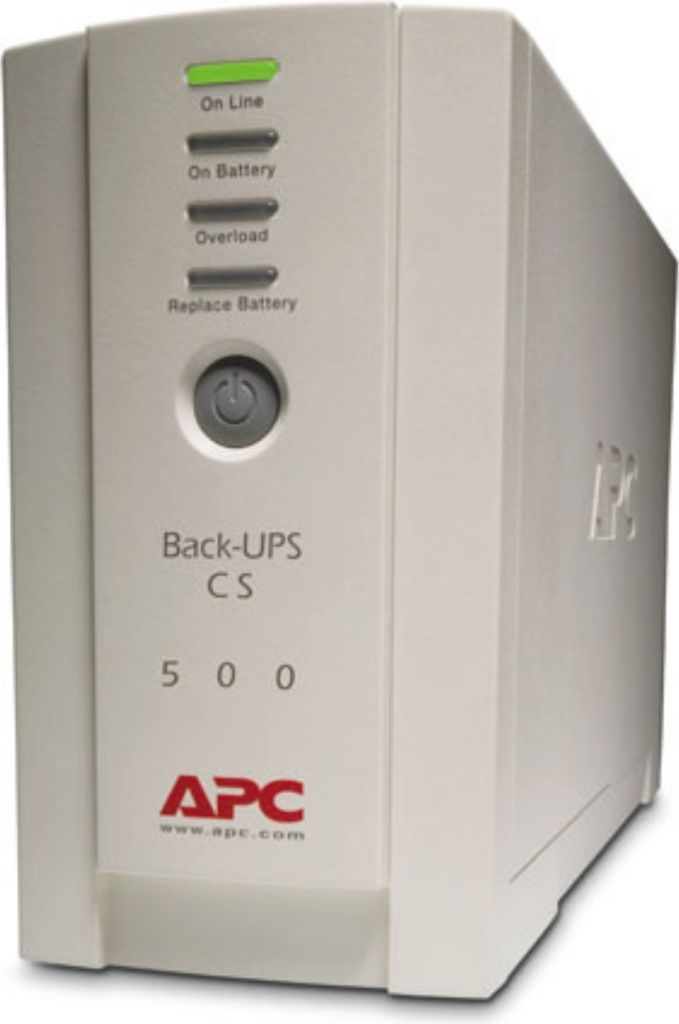 APC Back-UPS CS - BK500EI - Unterbrechungsfreie Stromversorg 500VA (4 Ausgänge IEC, Überspannungsschutz)