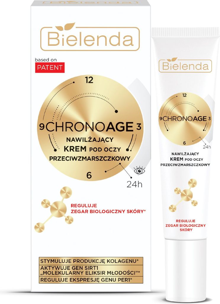 BIELENDA Chrono Age 24h Feuchtigkeitsspendende Anti-Falten-Augencreme 15ml