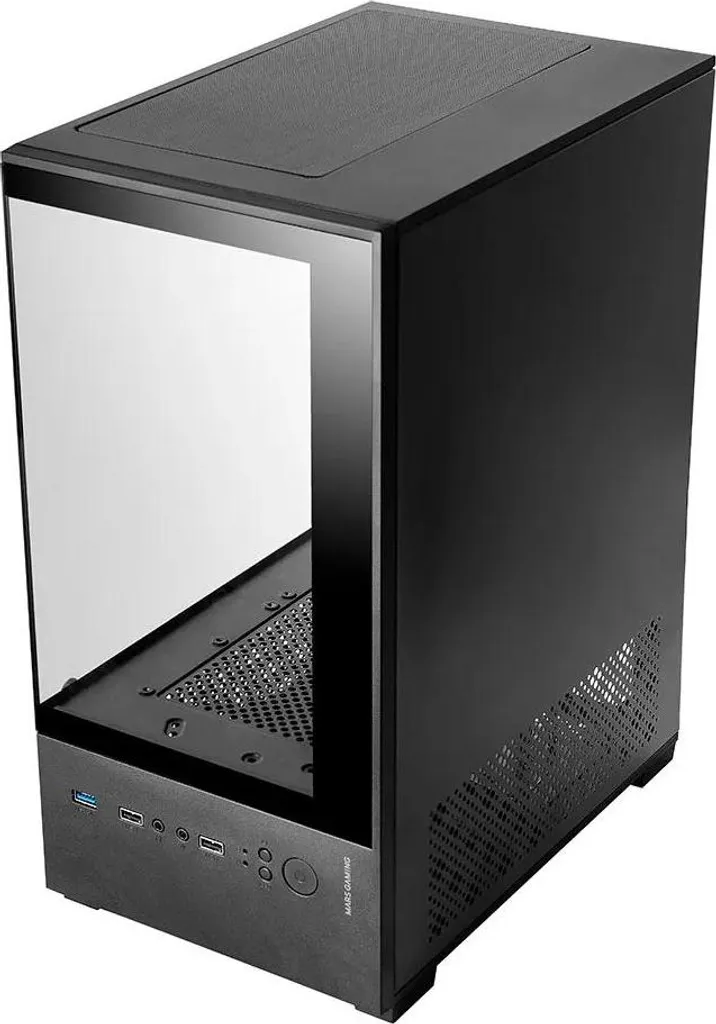 Mars Gaming MC-SE2 Case PC Mini Tower Nero Micro-ATX Liquid Ready - 3