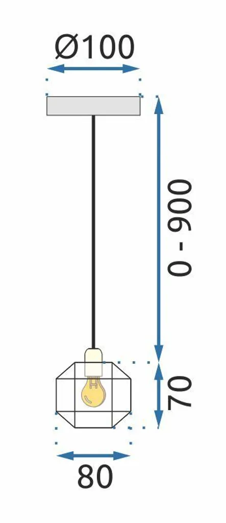 Éclairez votre Intérieur Sombre avec la Suspension Toolight APP586-1CP - 11