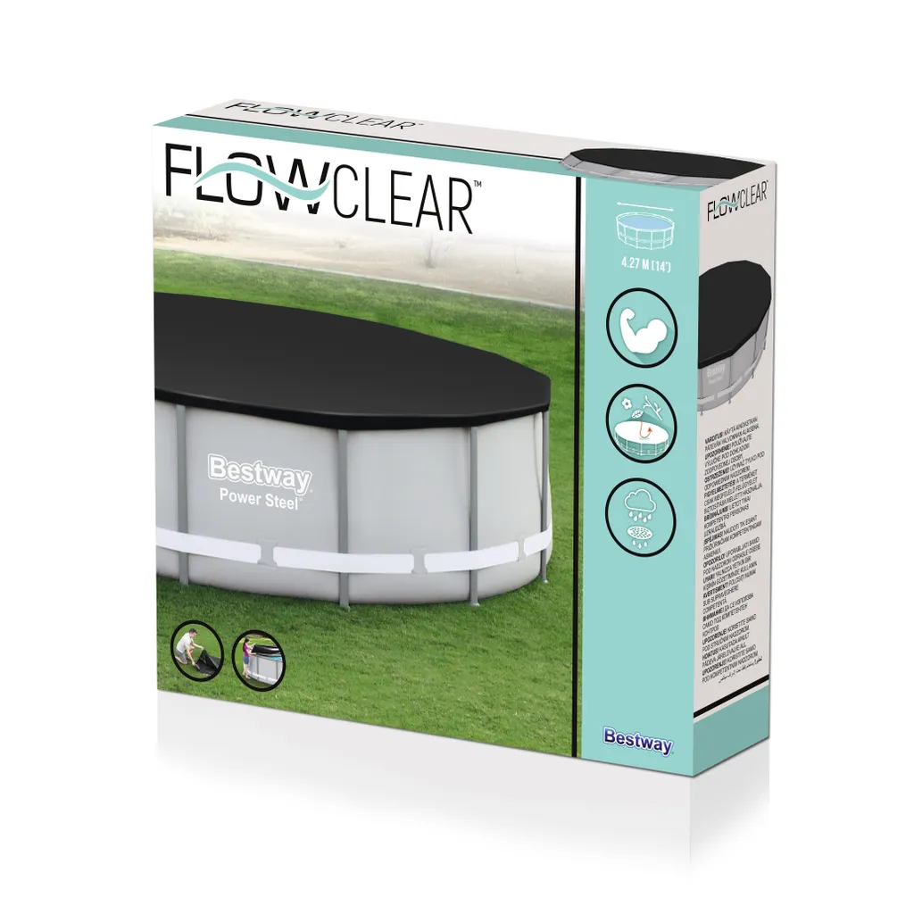 Bestway 58248 Copertura Premium per Frame Pool Ø 427 cm