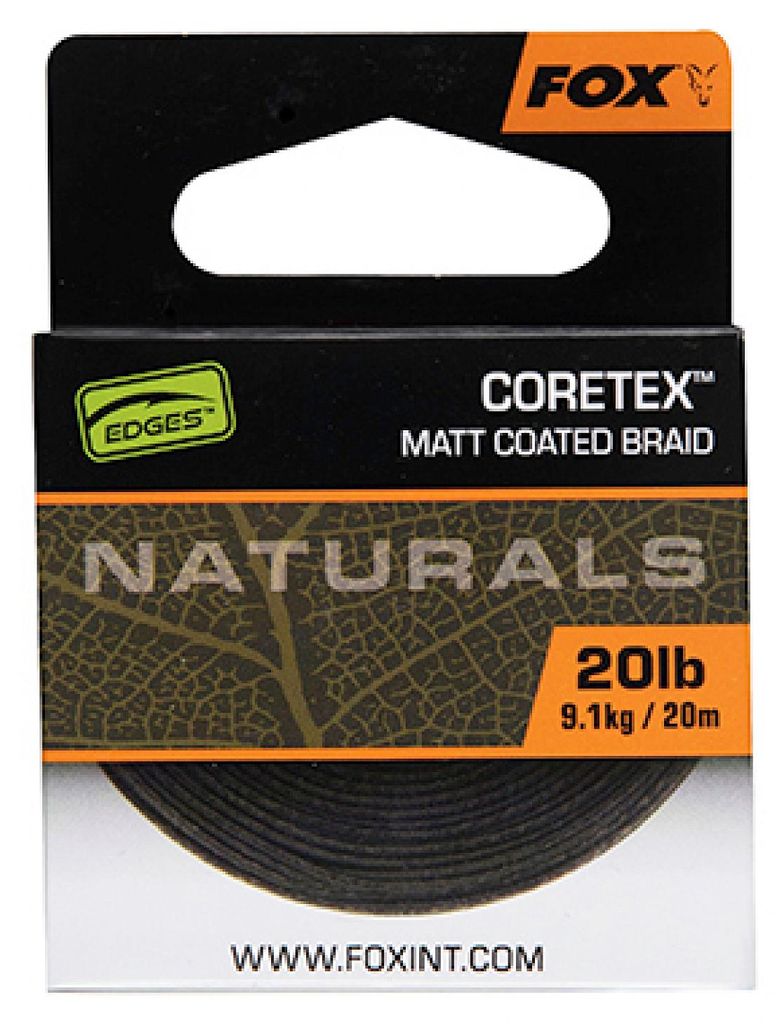 Fox Naturals Coretex x - 20m Vorfachschnur, Tragkraft:20lb / 9.1kg