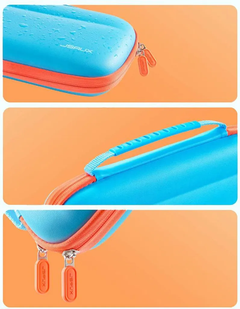 Pochette de protection fine JSAUX bleue pour console Switch 2 slim - 8
