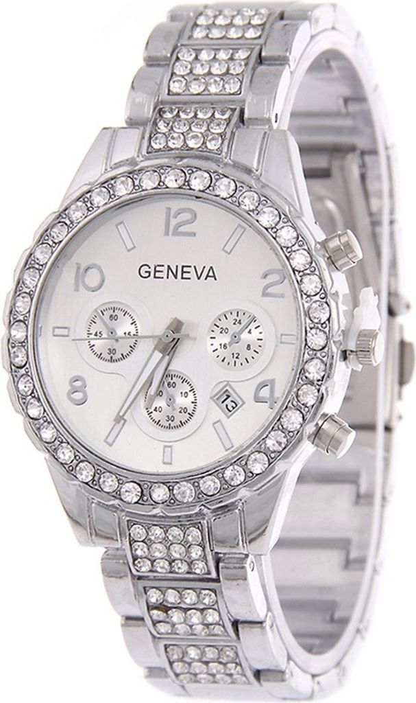 Giuliana Uhr - Elegante Damenuhr in Silber mit Zirkonen KP11474