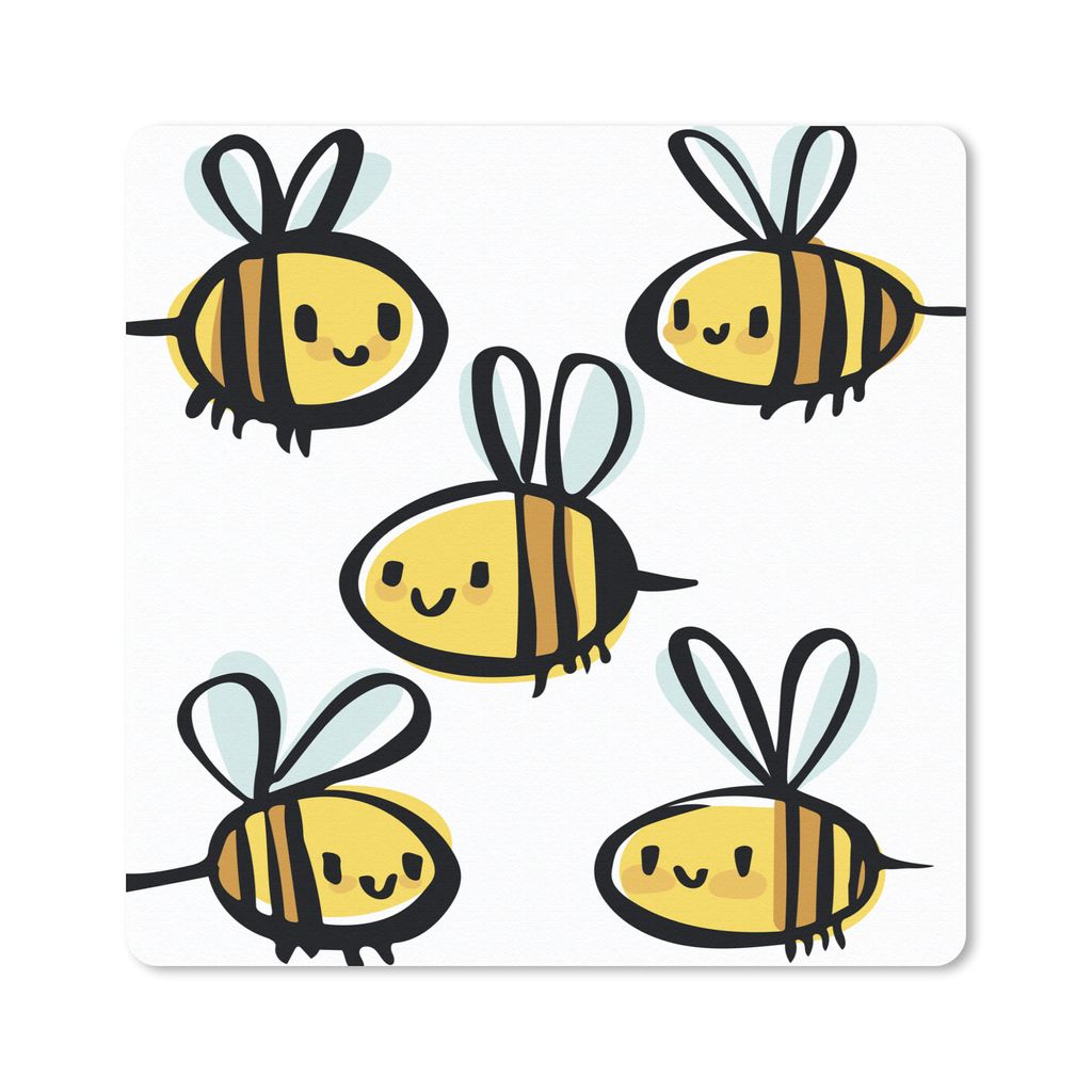 MuchoWow® Mauspad Mousepad Eine Illustration von fünf Produktbild 