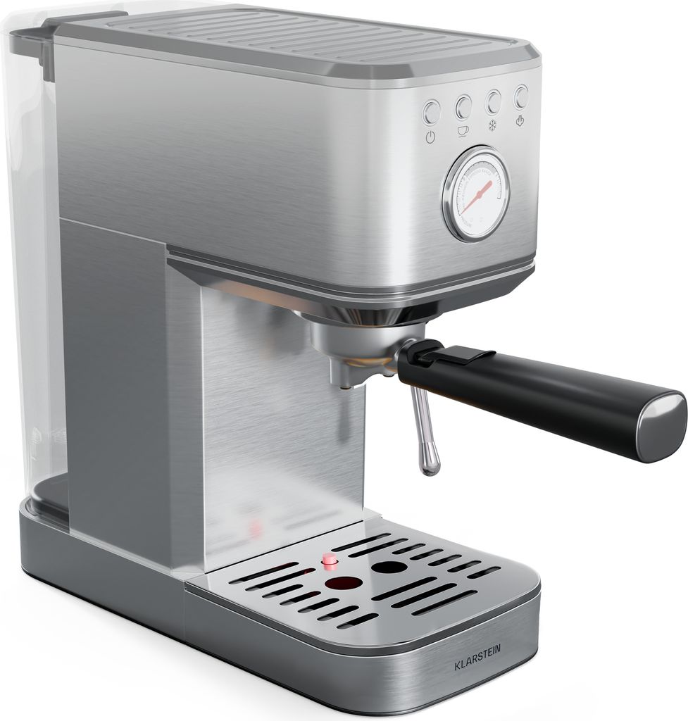 Klarstein SteelPresso Slim Siebträgermaschine – 20 Bar, Produktbild 
