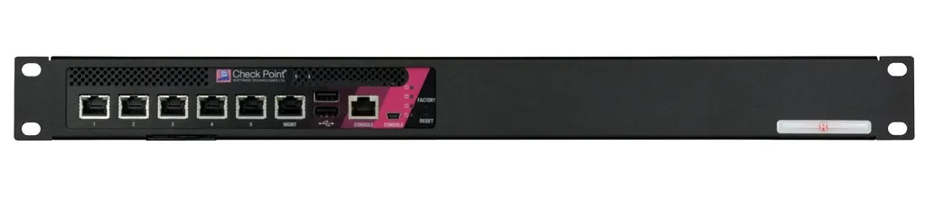 Rackmount.IT kit pour Check Point avec câblage déporté en façade 1U