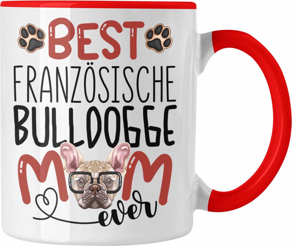 Trendation - Französische Bulldogge Mom Besitzerin Tasse Produktbild 