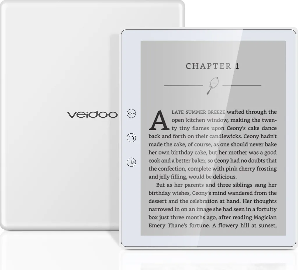Liseuse ZELURXX 5,8" Tactile 32Go - Wi-Fi 2,4G, USB-C, Blanche, Légère